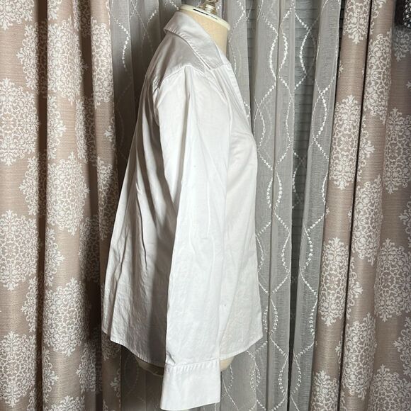 Talbots Button down stretch top size 10p - Picture 4 of 7